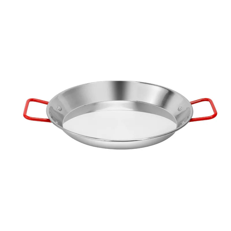 22cm-30cm Stainless Steel Paella Pan
Perfect for Spanish Seafood Dishes
Non-Stick Frying Pot for Easy Cooking
Versatile Kitchen Frying & Chicken Plate
Durable Cooking Tool for Every Meal